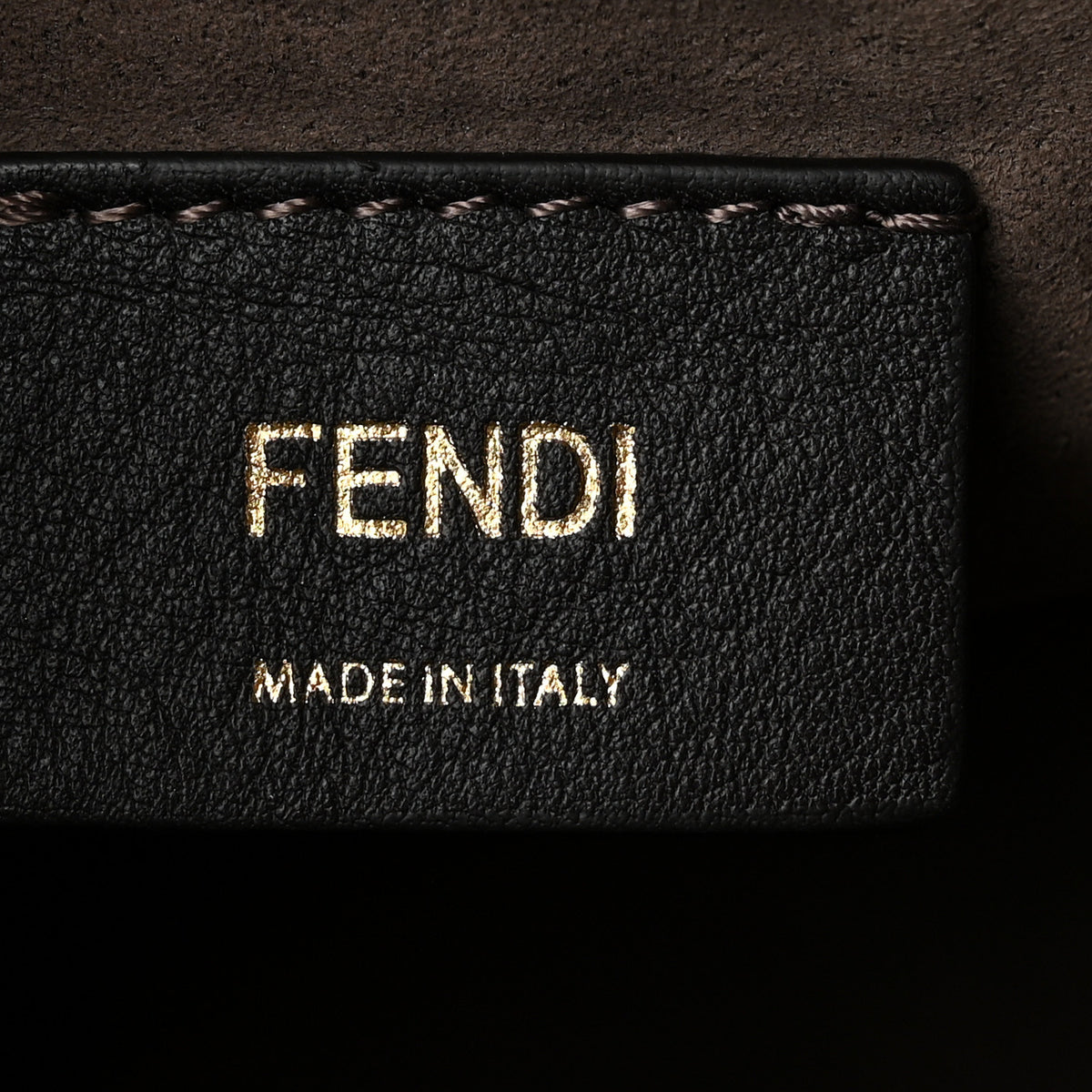 Fendi Vitello Liberty F is Fendi Bi-Color FF 1974 Embossed Mini Mon Tresor Bucket Bag Maya Black 6 of 10