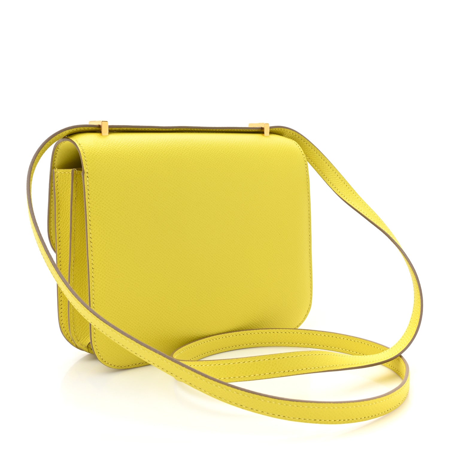 Hermes Epsom Constance 18 Lime 3 of 10