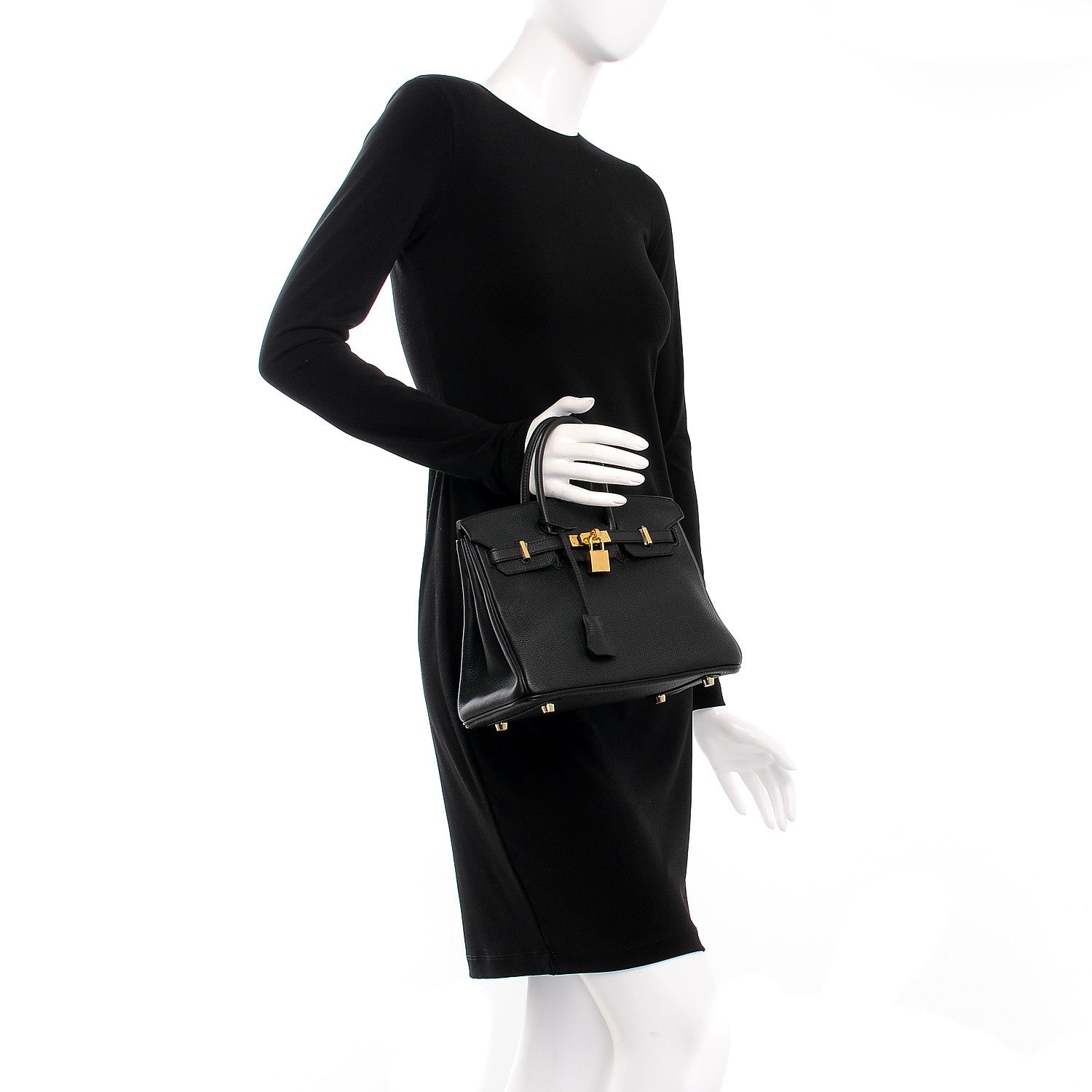 Hermes Togo Birkin 25 Black 2 of 28