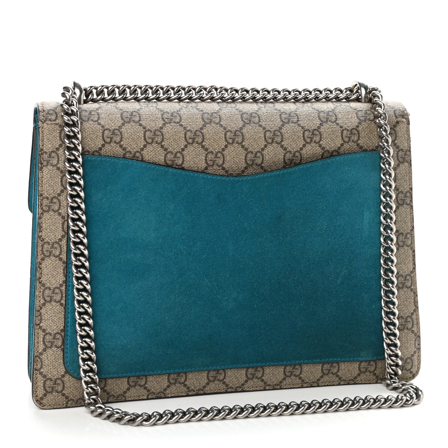 GG Supreme Monogram Medium Dionysus Shoulder Bag Blue
