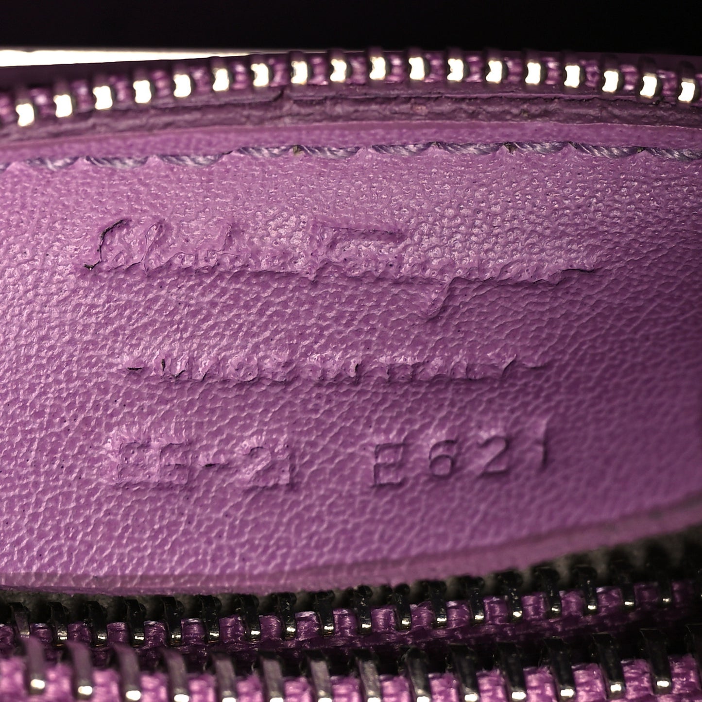 Calfskin Tote Purple