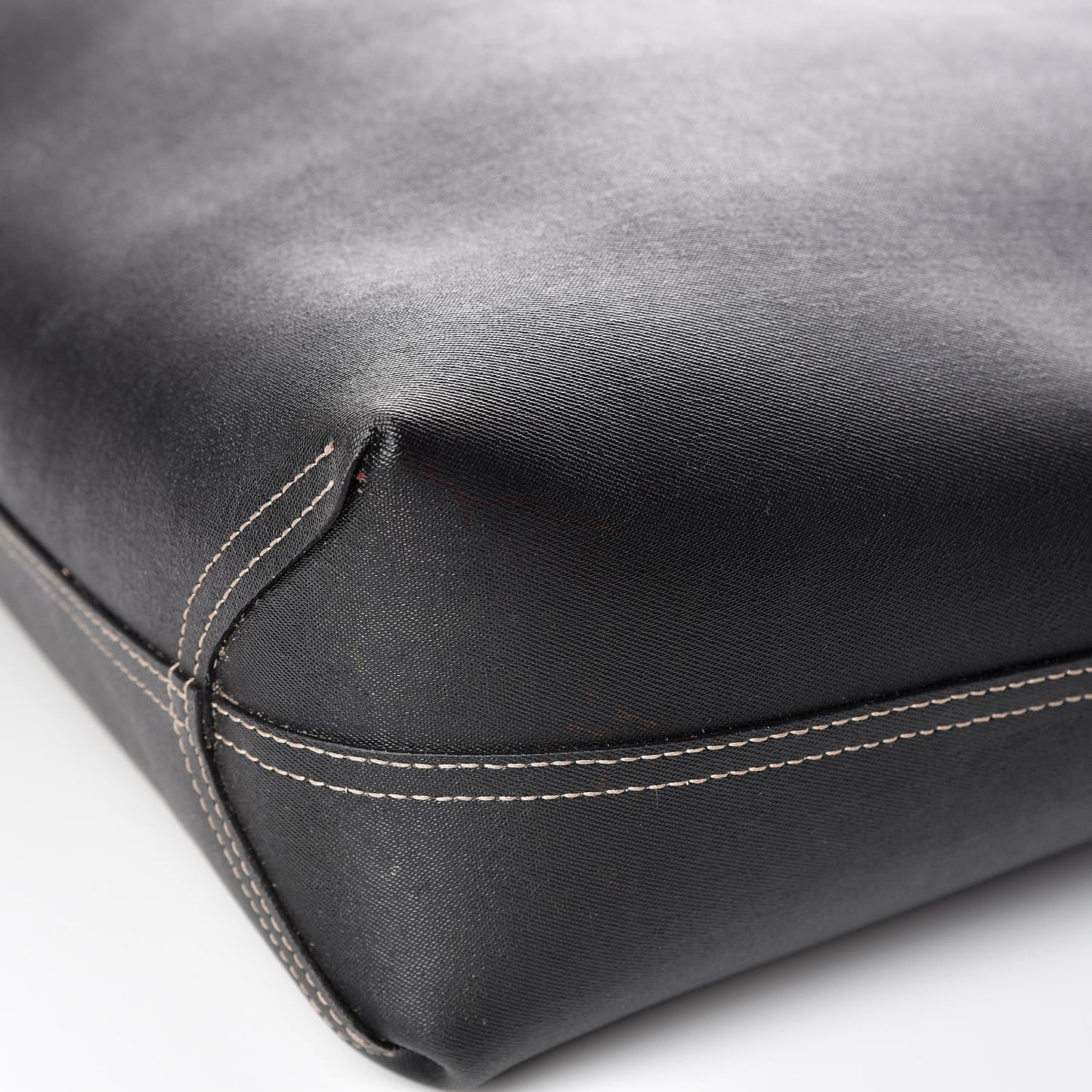 Calfskin GG Supreme Monogram Medium Reversible Tote Black