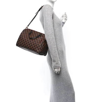 Louis Vuitton Damier Ebene Speedy Bandouliere 30 2 of 9