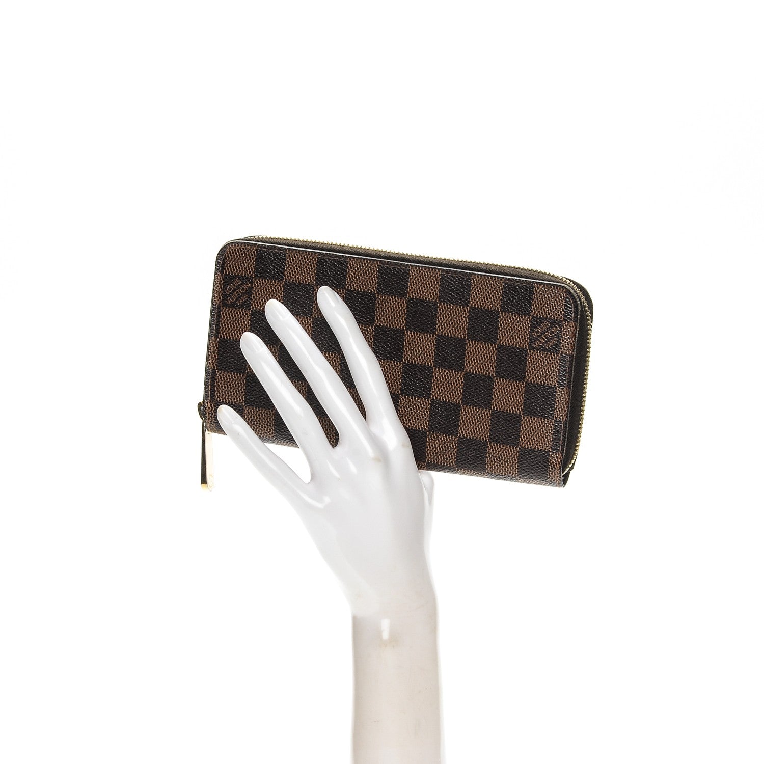 Louis Vuitton Damier Ebene Zippy Wallet 2 of 6