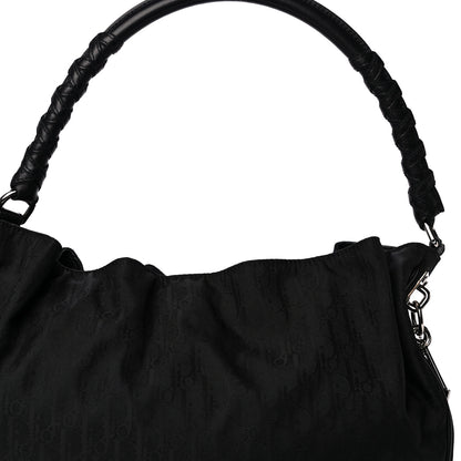 Christian Dior Nylon Monogram Lovely Hobo Black 8 of 11