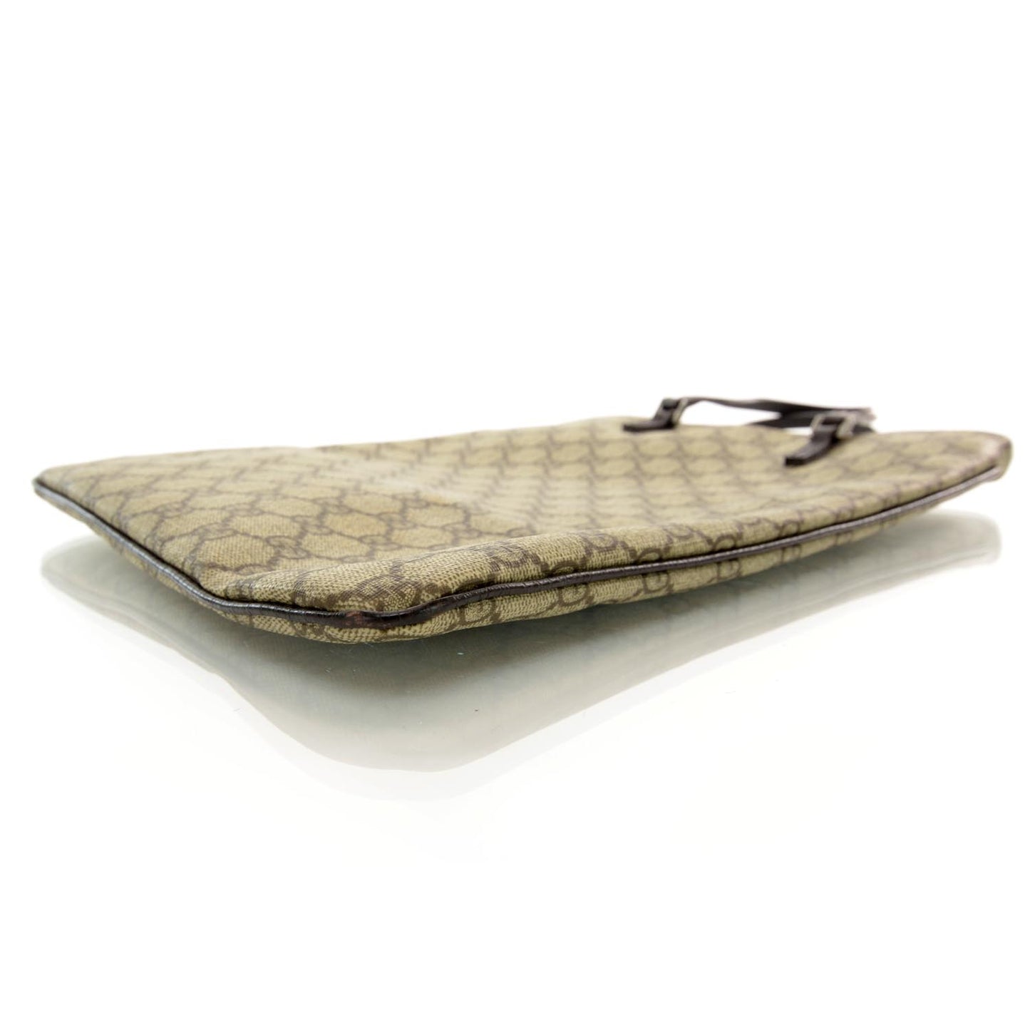 GG Plus Monogram Flat Vertical Tote Ebony