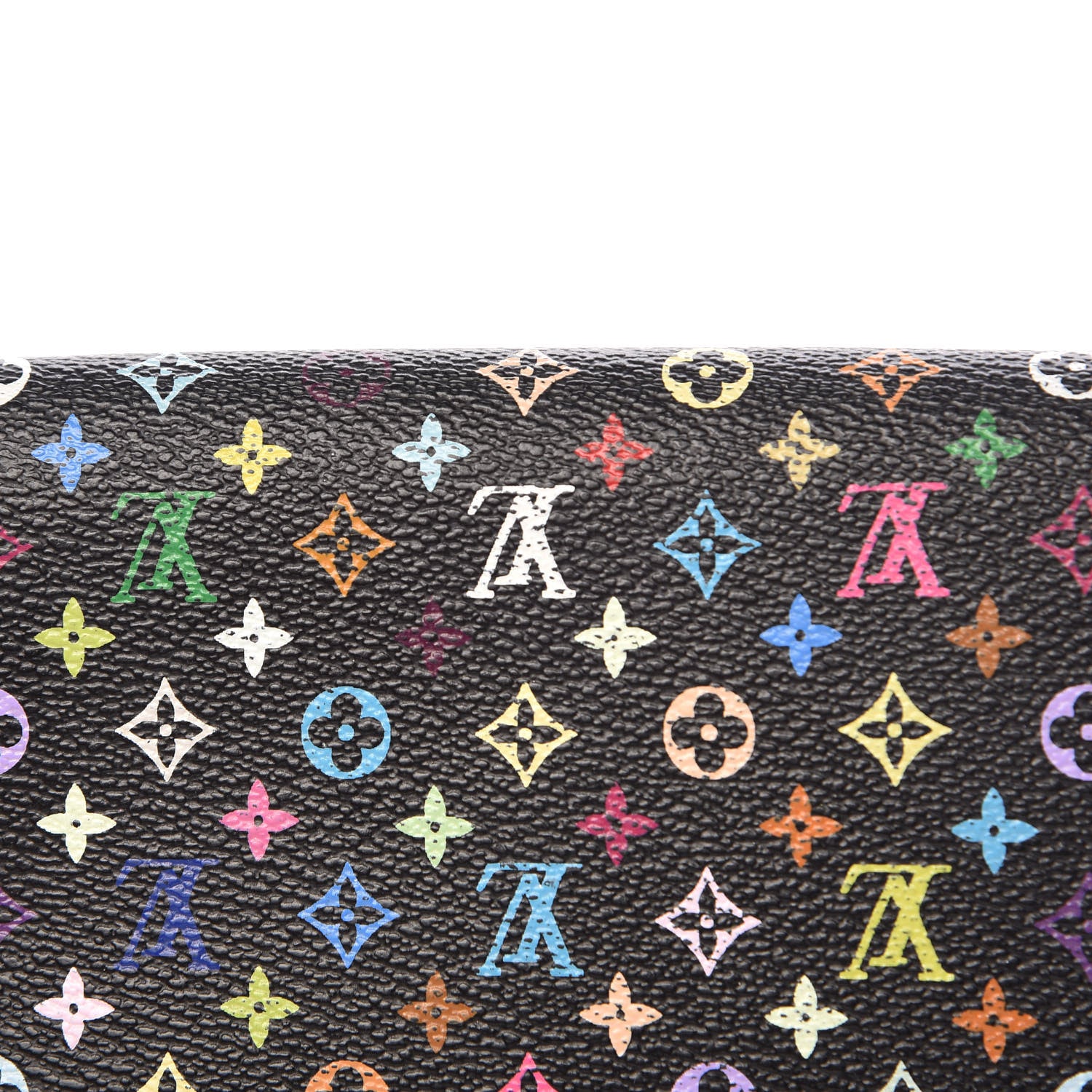 Louis Vuitton Monogram Multicolor Sarah Wallet Black 7 of 14