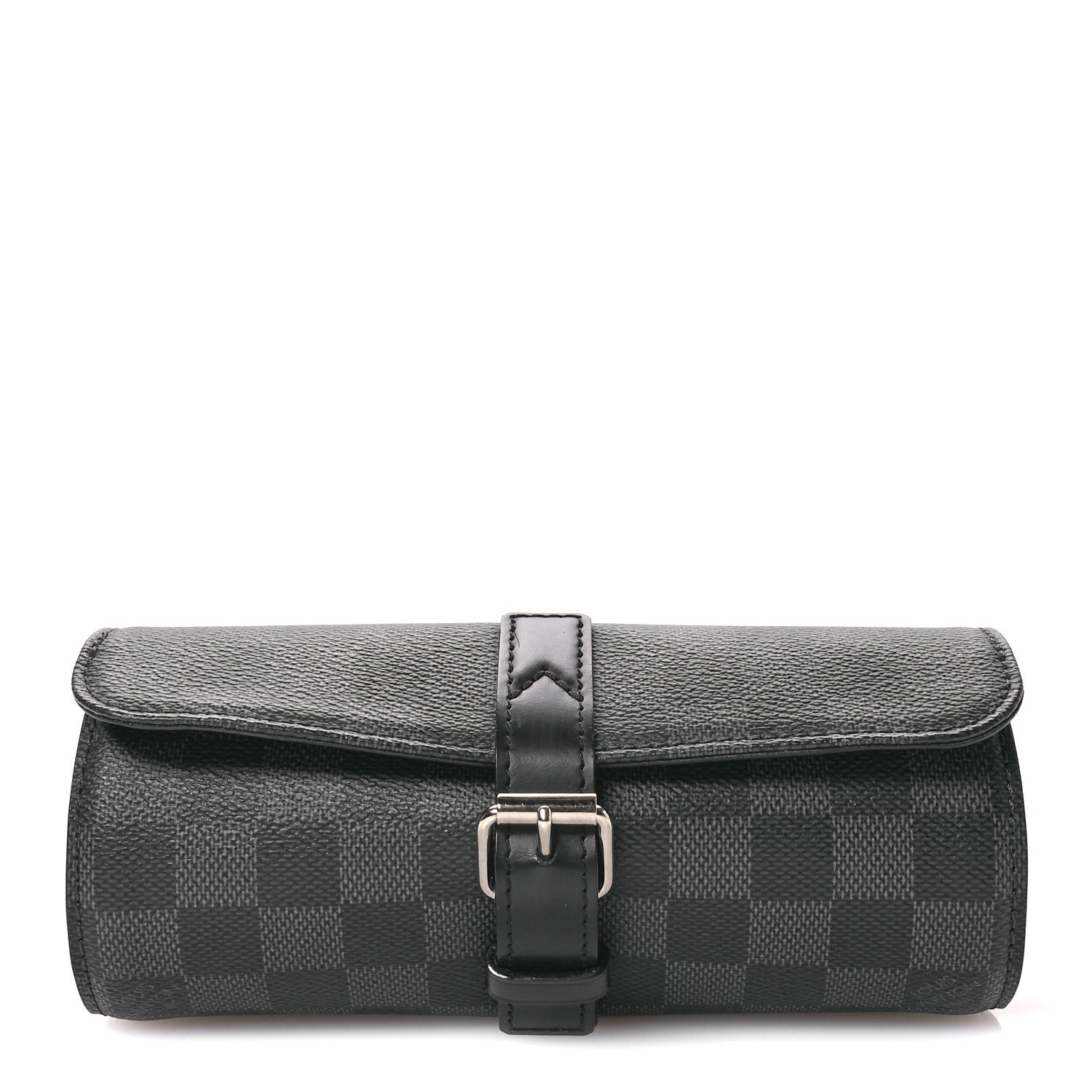 Louis Vuitton Damier Graphite 3 Watch Travel Case 1 of 10