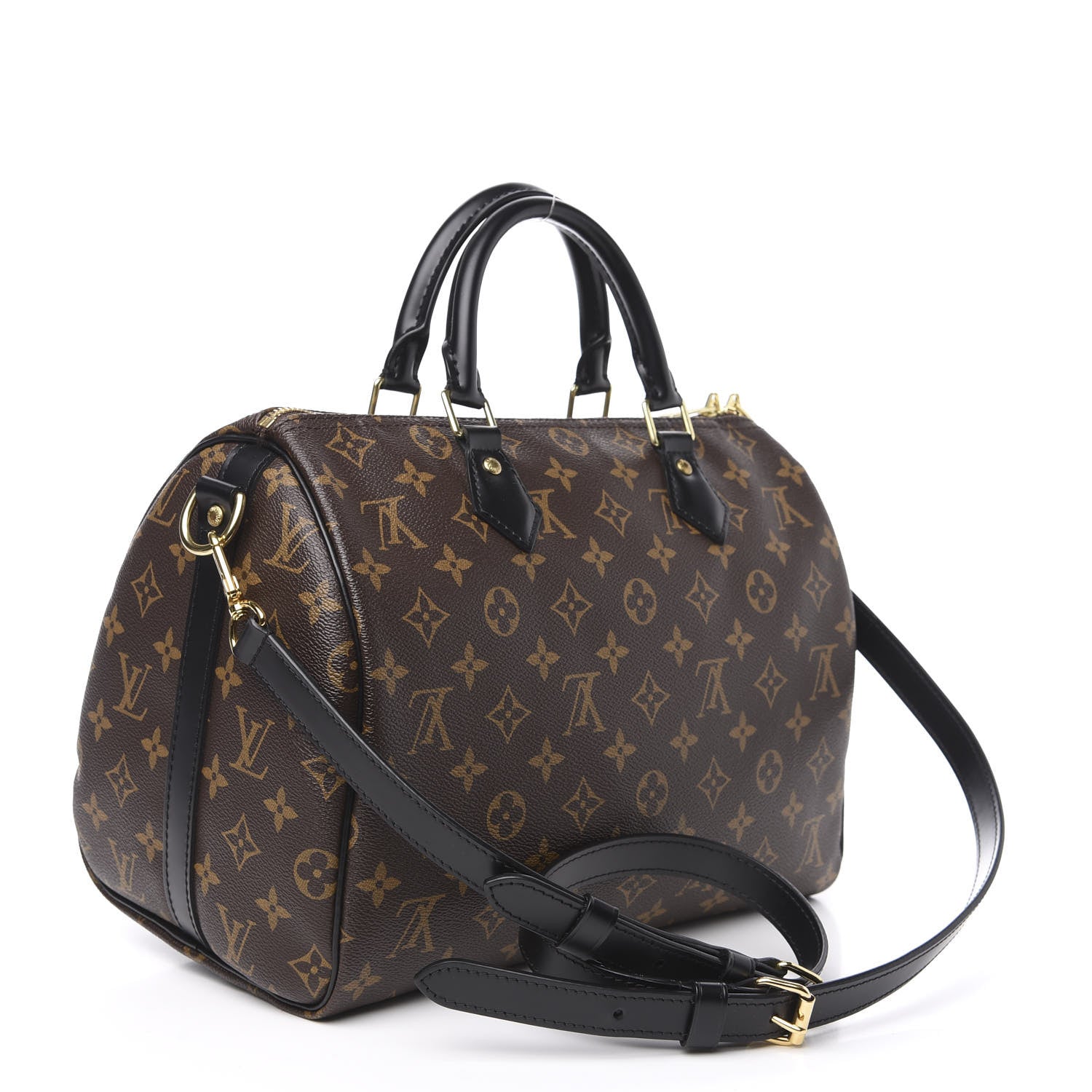 Louis Vuitton Monogram My World Tour Speedy Bandouliere 30 Black 2 of 9