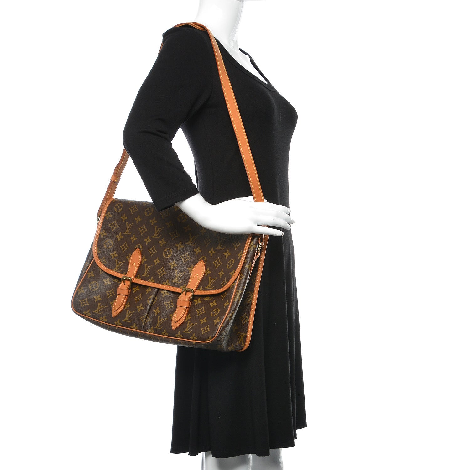 Louis Vuitton Monogram Sac Gibeciere GM 2 of 16