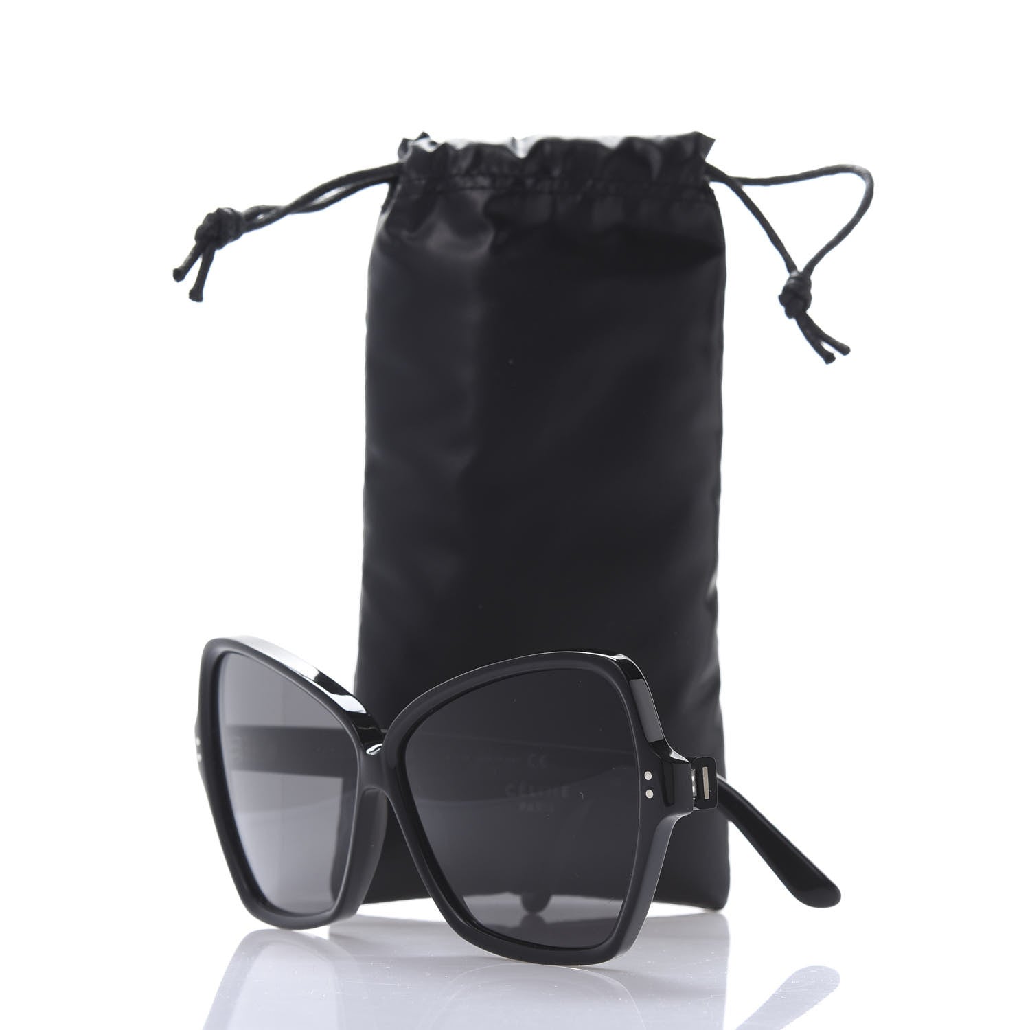 Celine Acetate Butterfly Sunglasses CL40064I Black 7 of 7