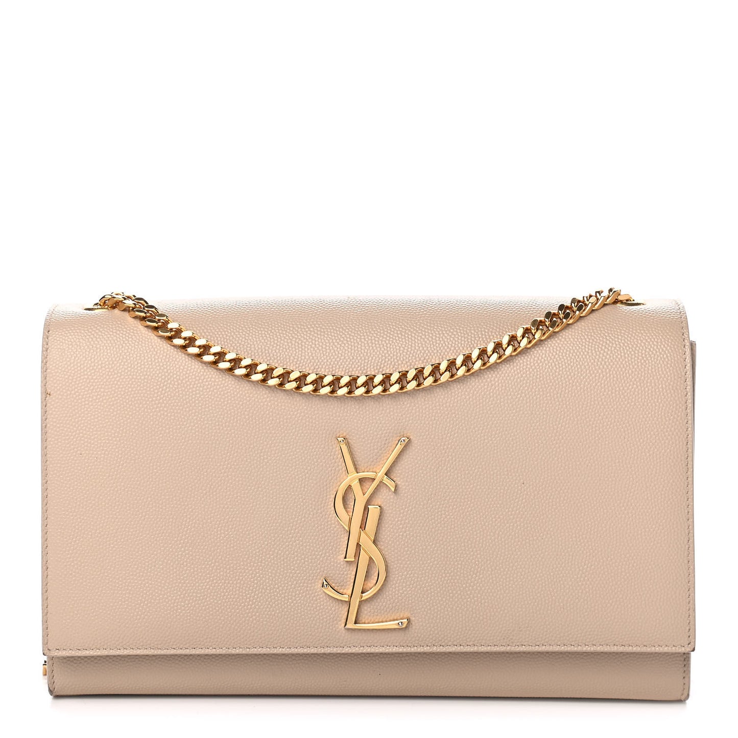 Grain De Poudre Medium Monogram Kate Satchel Nude Powder