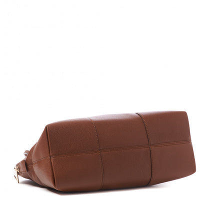 Gucci Pebbled Calfskin Medium Bree Shoulder Bag Tabacco 3 of 9