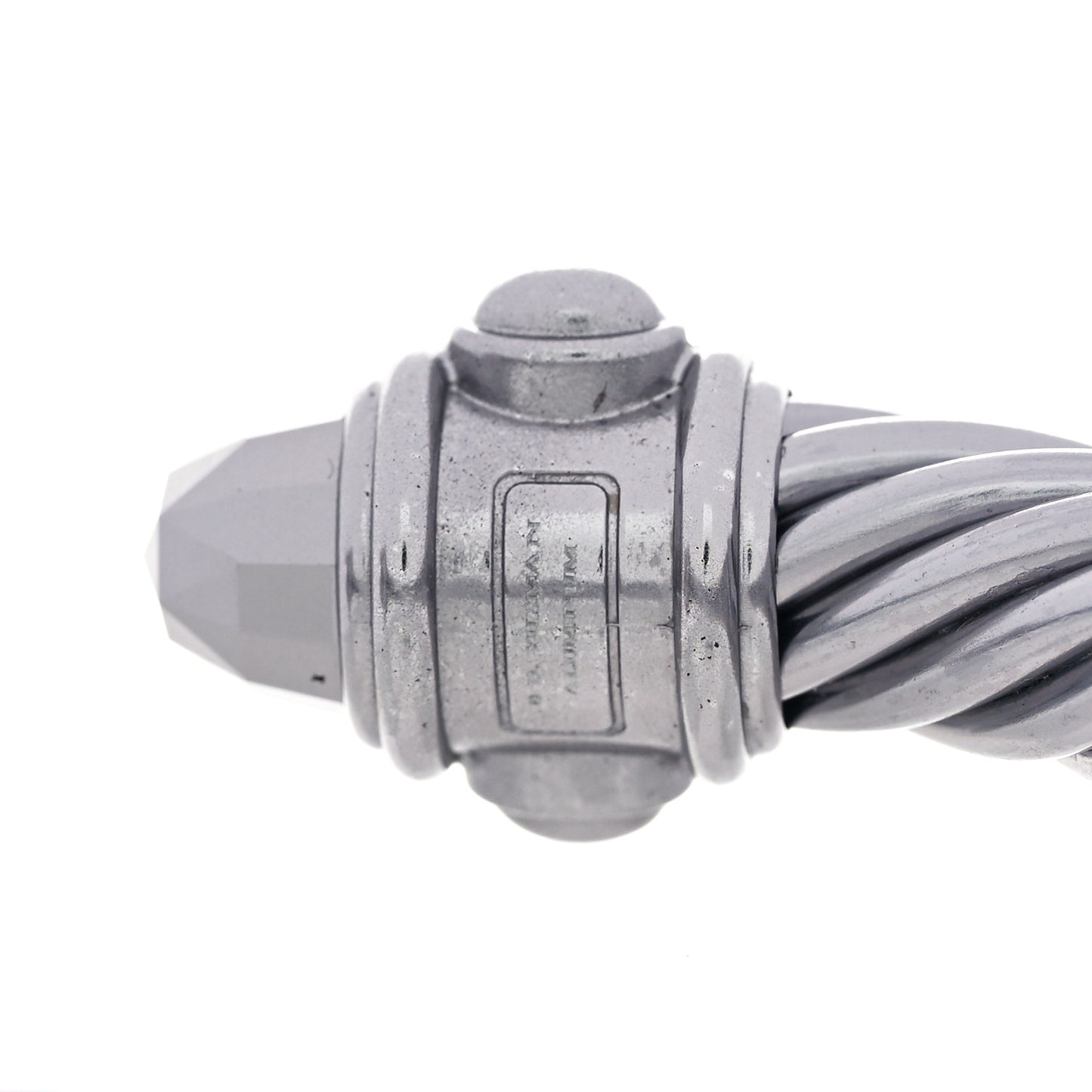 Aluminum 10mm Cable Renaissance Bracelet Grey