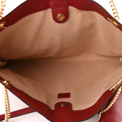 Gucci Calfskin Large Rajah Chain Tote Romantic Cherry 6 of 10