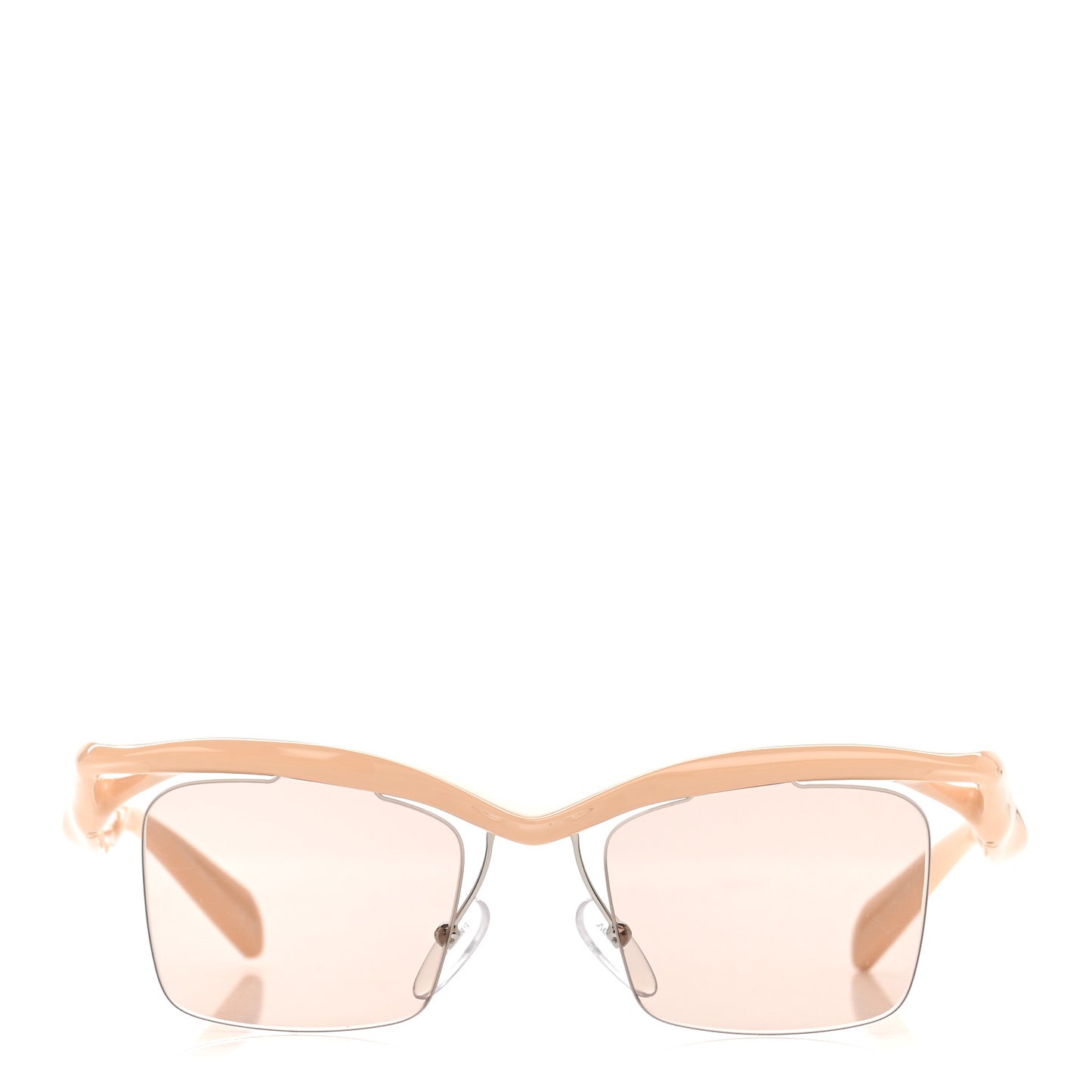 Acetate Square Sunglasses SPR A15 Beige