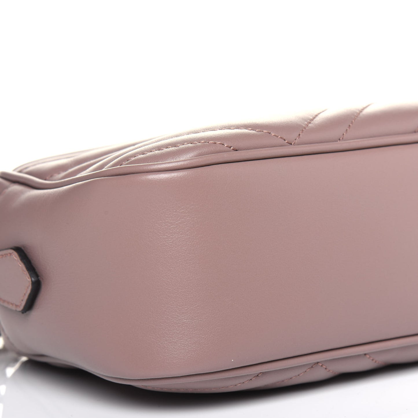Calfskin Matelasse Small GG Marmont Chain Shoulder Bag Porcelain Rose