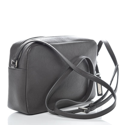 Saint Laurent Lambskin Monogram Small Lou Camera Bag Asphalt 3 of 9
