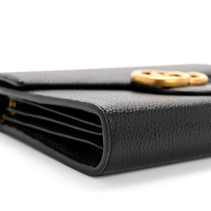 Gucci Calfskin GG Marmont Chain Wallet Black 9 of 10