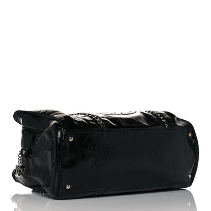 Chanel Patent Calfskin Large Luxe Ligne Tote Black 4 of 16