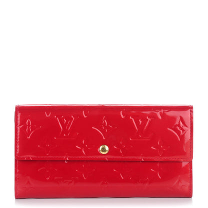 Louis Vuitton Vernis Sarah Wallet Pomme D'Amour 1 of 7