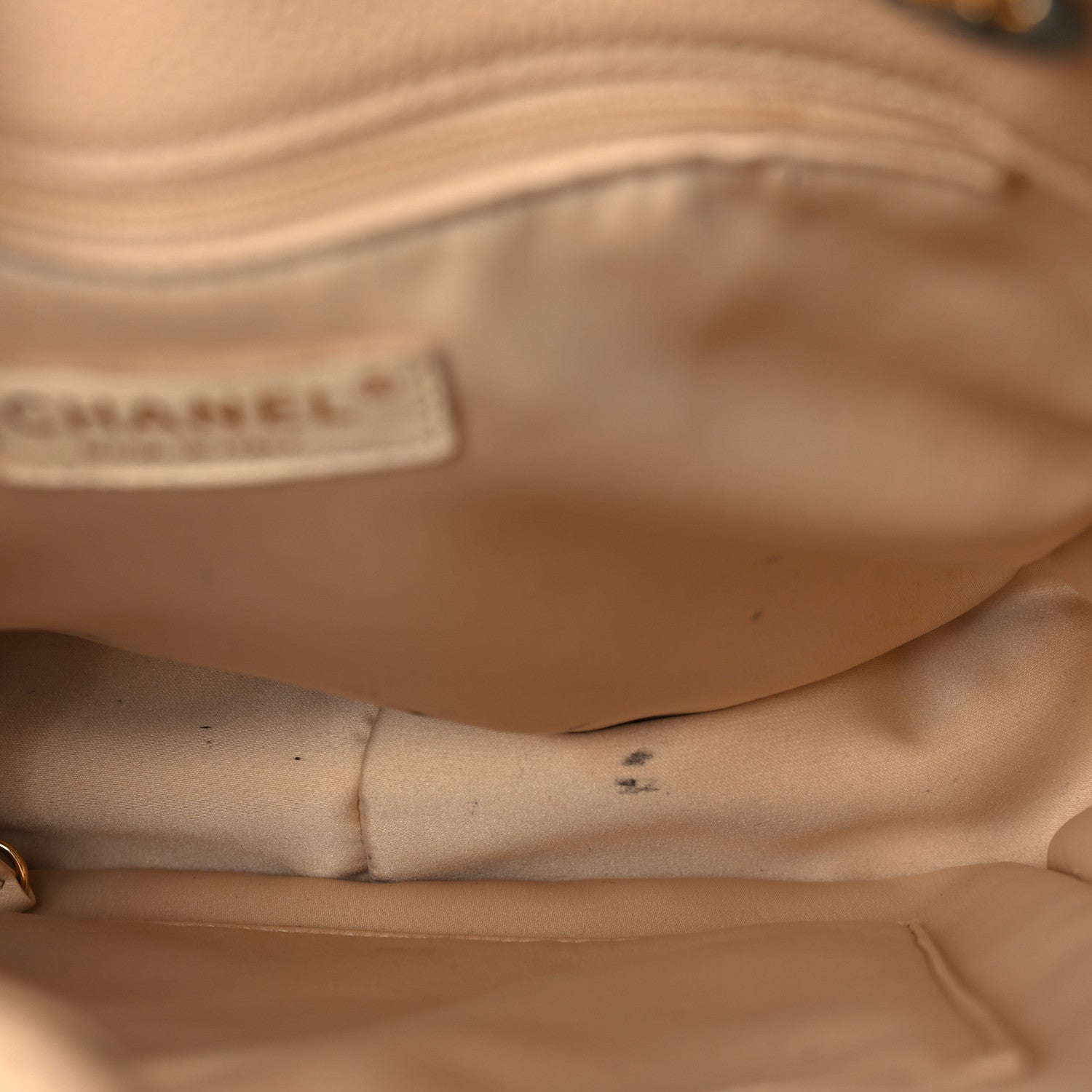 Chanel Caviar Quilted Petit Shopping Tote PST Beige Clair 10 of 11
