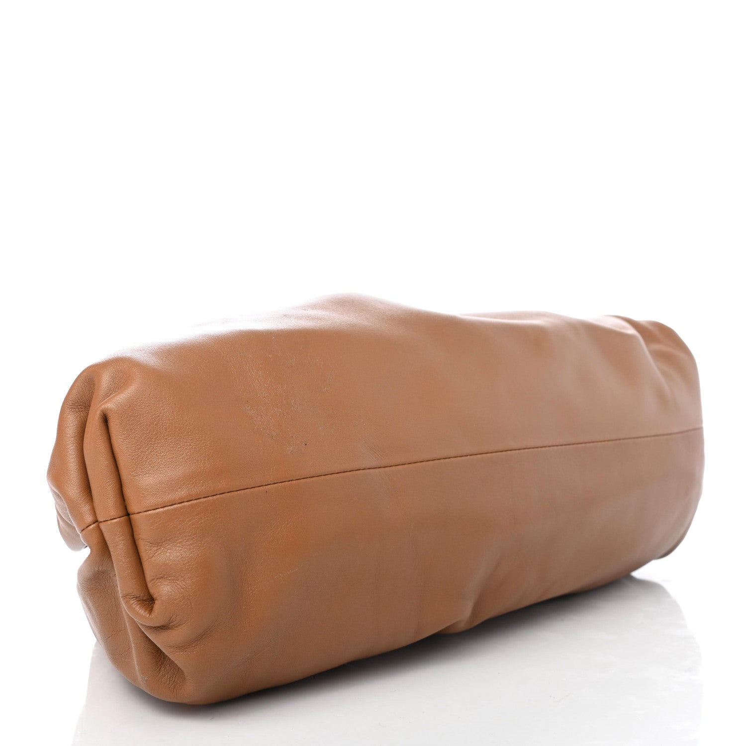 Bottega Veneta Smooth Butter Calf The Pouch Oversized Clutch Cammello 3 of 4