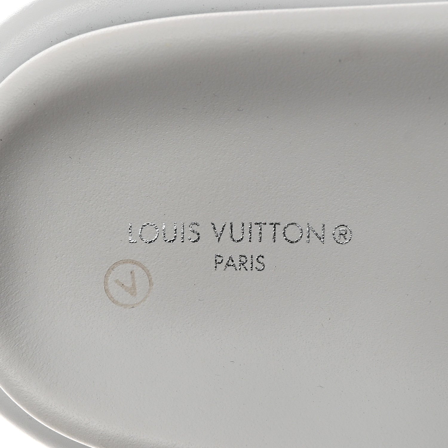 Louis Vuitton Lambskin Embossed Monogram Pool Pillow Flat Comfort Mule 37 White 6 of 9