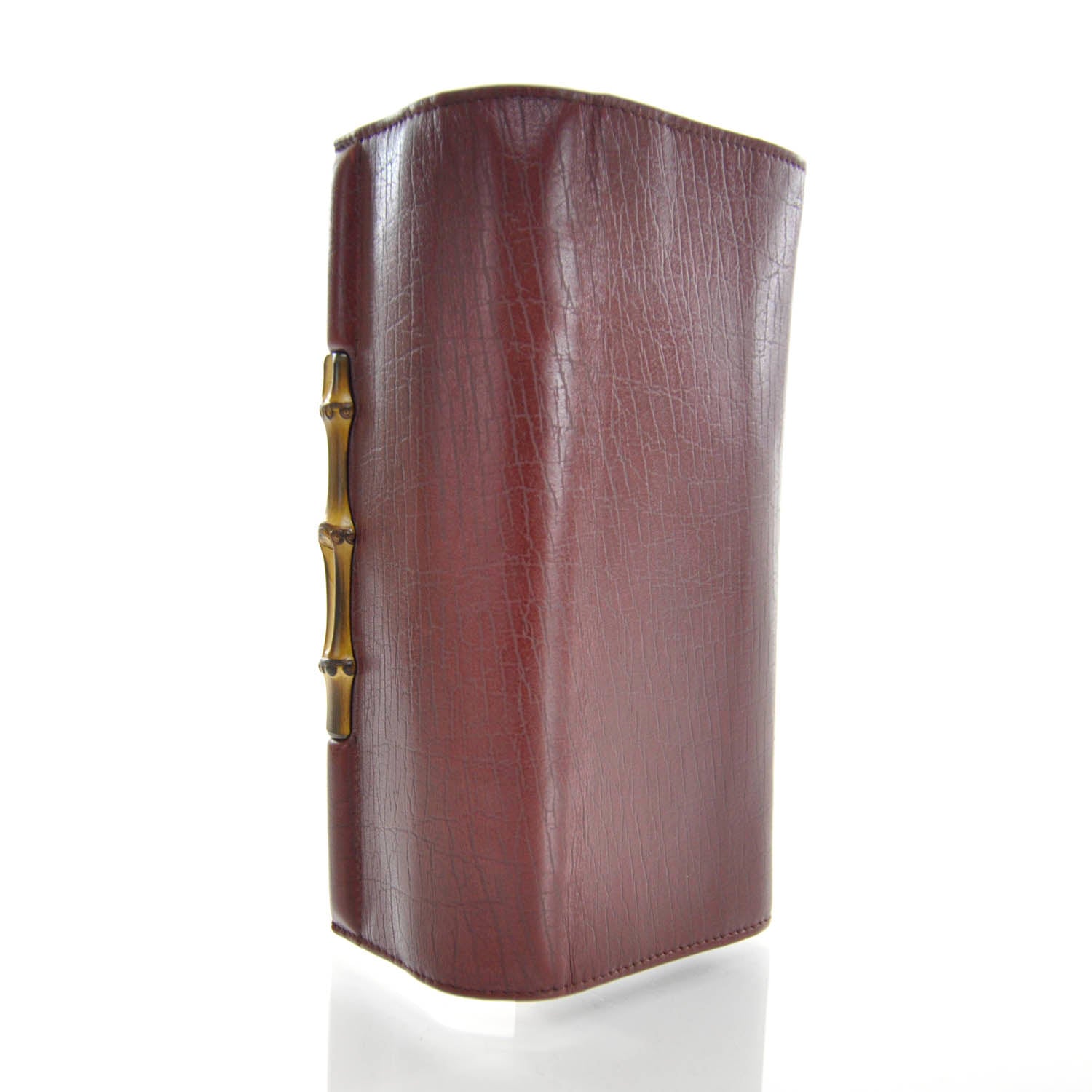 Gucci Leather Bamboo Clutch Bag 6 of 9