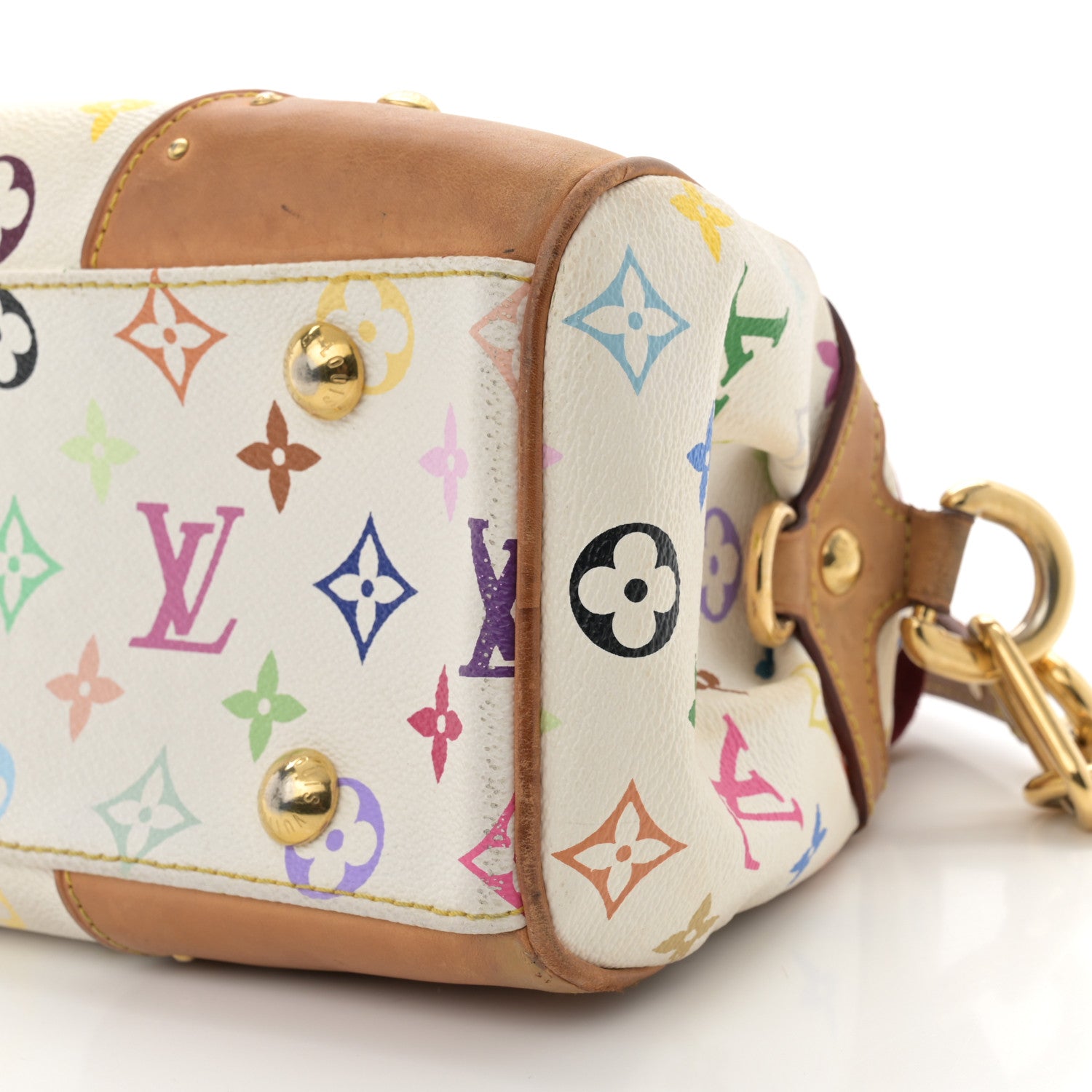 Louis Vuitton Monogram Multicolor Beverly MM White 10 of 13