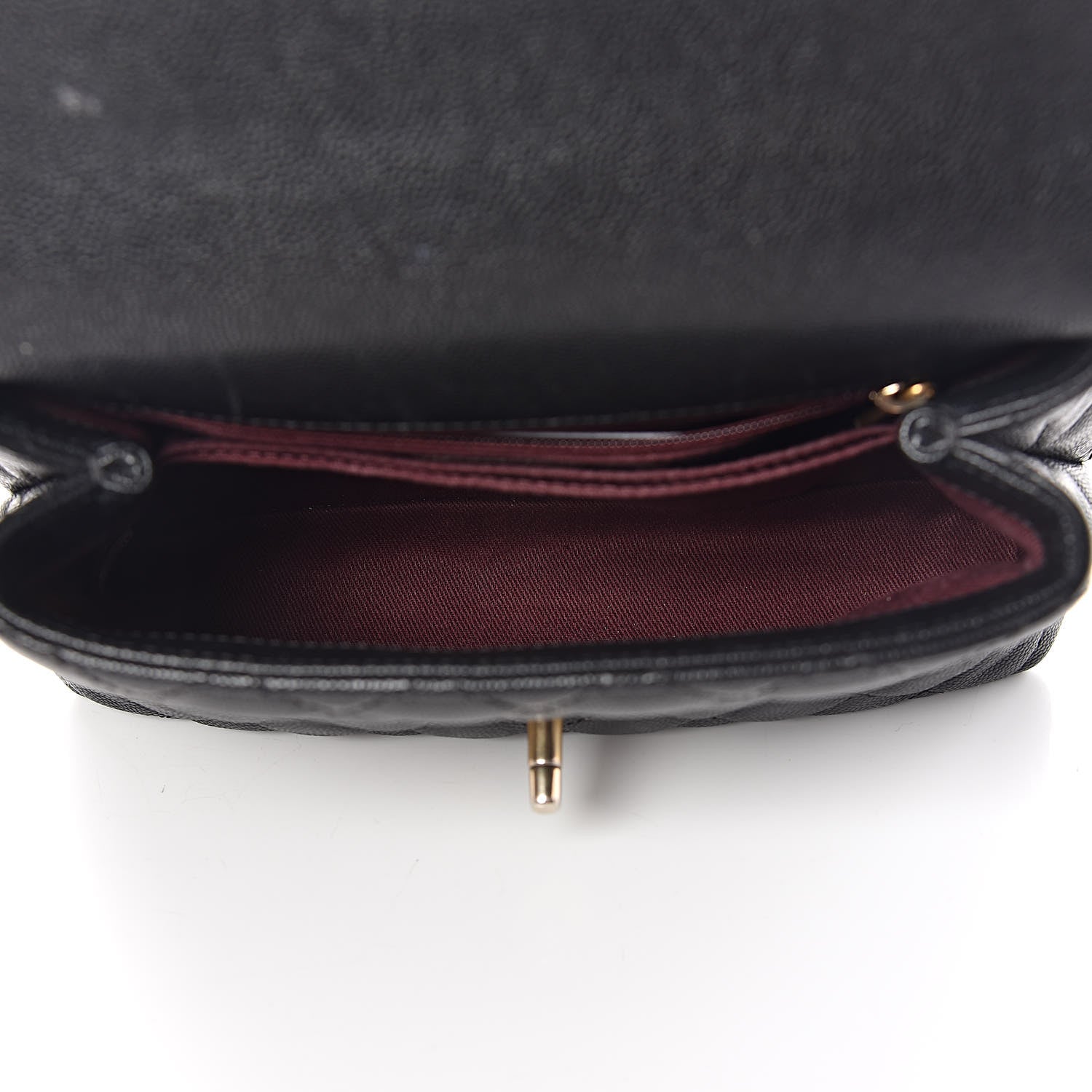 Chanel Caviar Quilted Mini Coco Handle Flap Black 5 of 13
