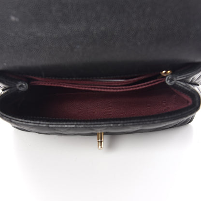 Chanel Caviar Quilted Mini Coco Handle Flap Black 5 of 13