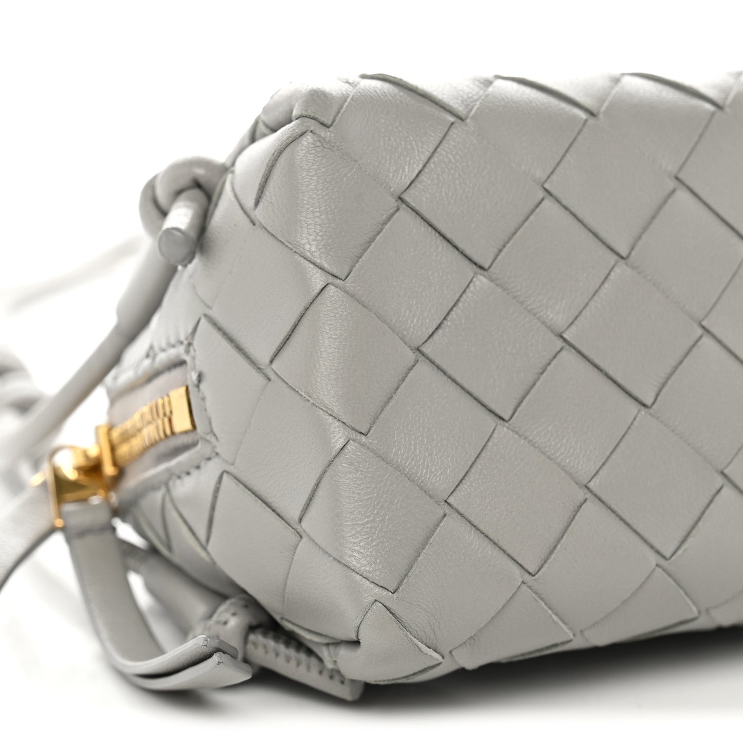 Nappa Intrecciato Concert Pouch Sterling