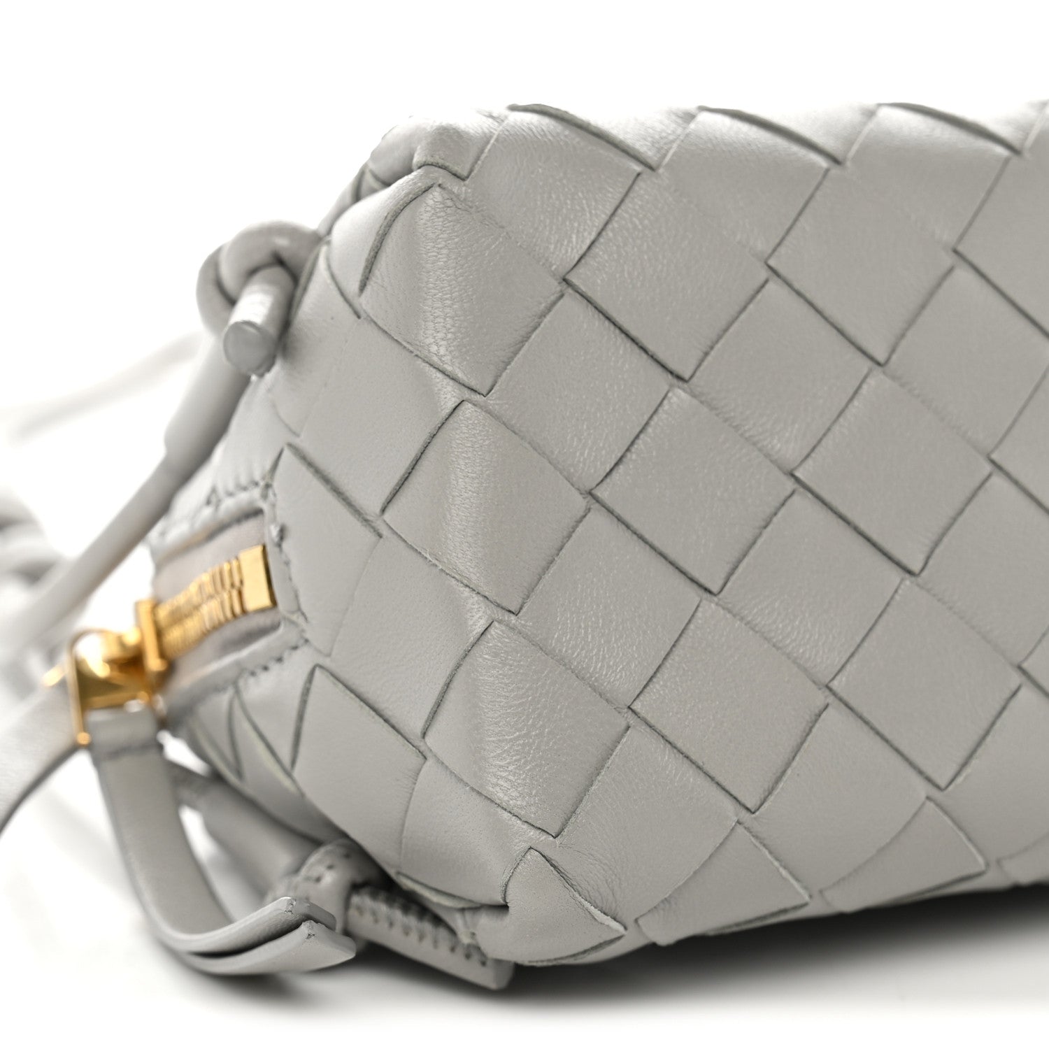 Bottega Veneta Nappa Intrecciato Concert Pouch Sterling 9 of 10