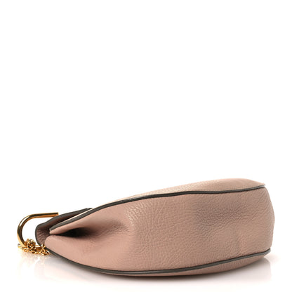Chloe Grained Lambskin Drew Shoulder Bag Cement Pink 4 of 15