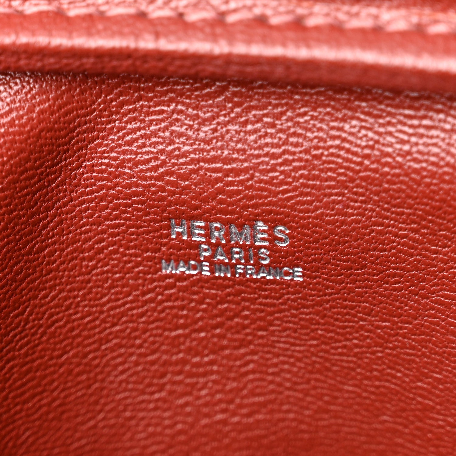 Hermes Togo Plume 32 Brique 6 of 10
