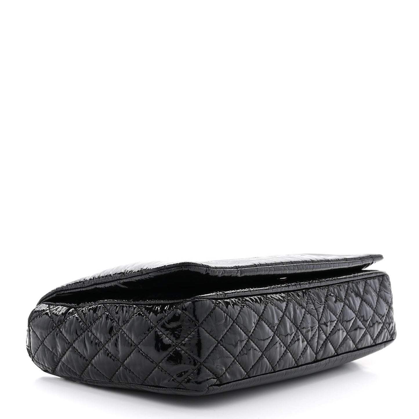 Vinyl Medium Rock and Chain Flap Black