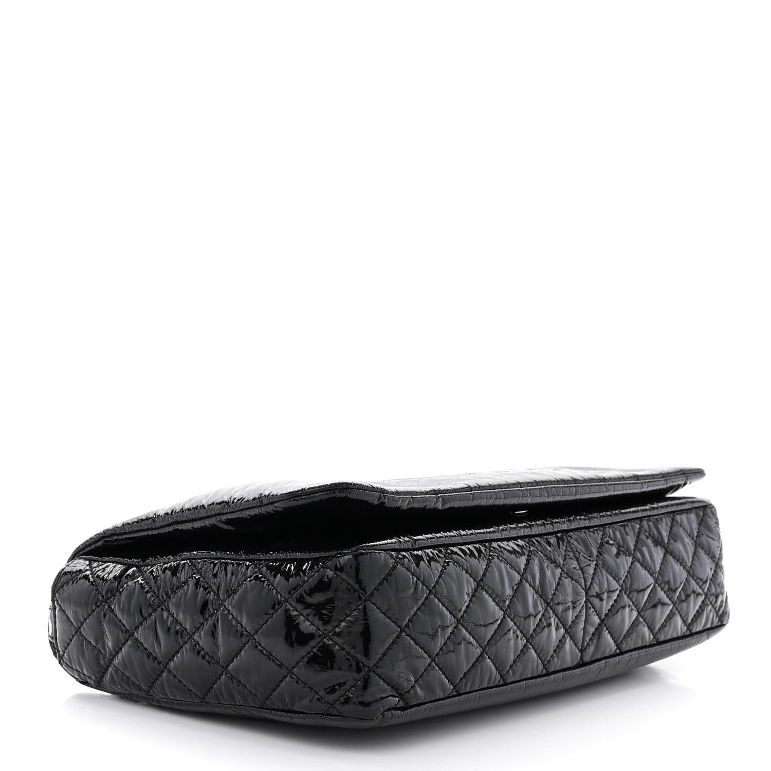 Chanel Vinyl Medium Rock and Chain Flap Black 4 of 11