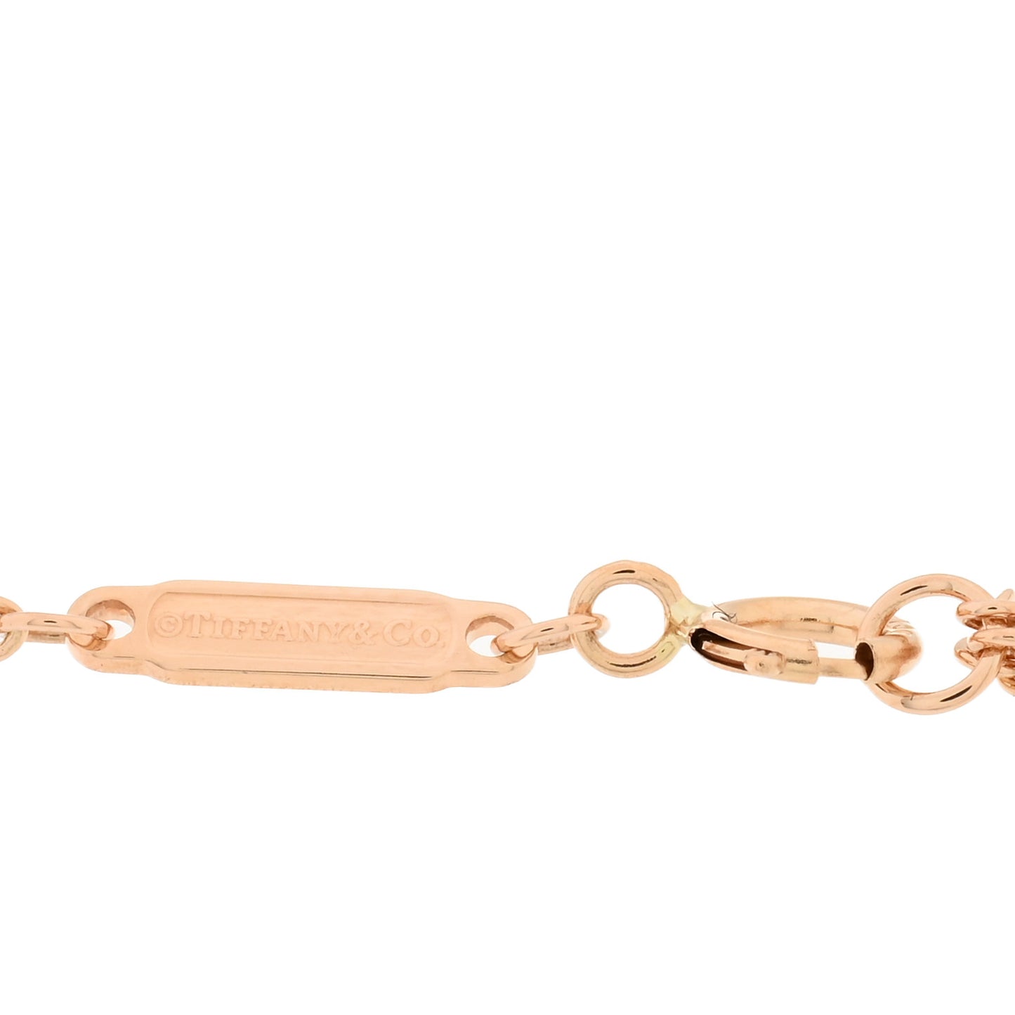 18K Rose Gold Sterling Silver Return to Tiffany Love Bugs Butterfly Bracelet