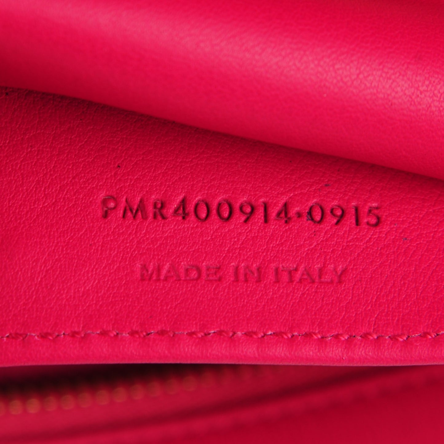 Calfskin Monogram Baby Cabas Fuchsia