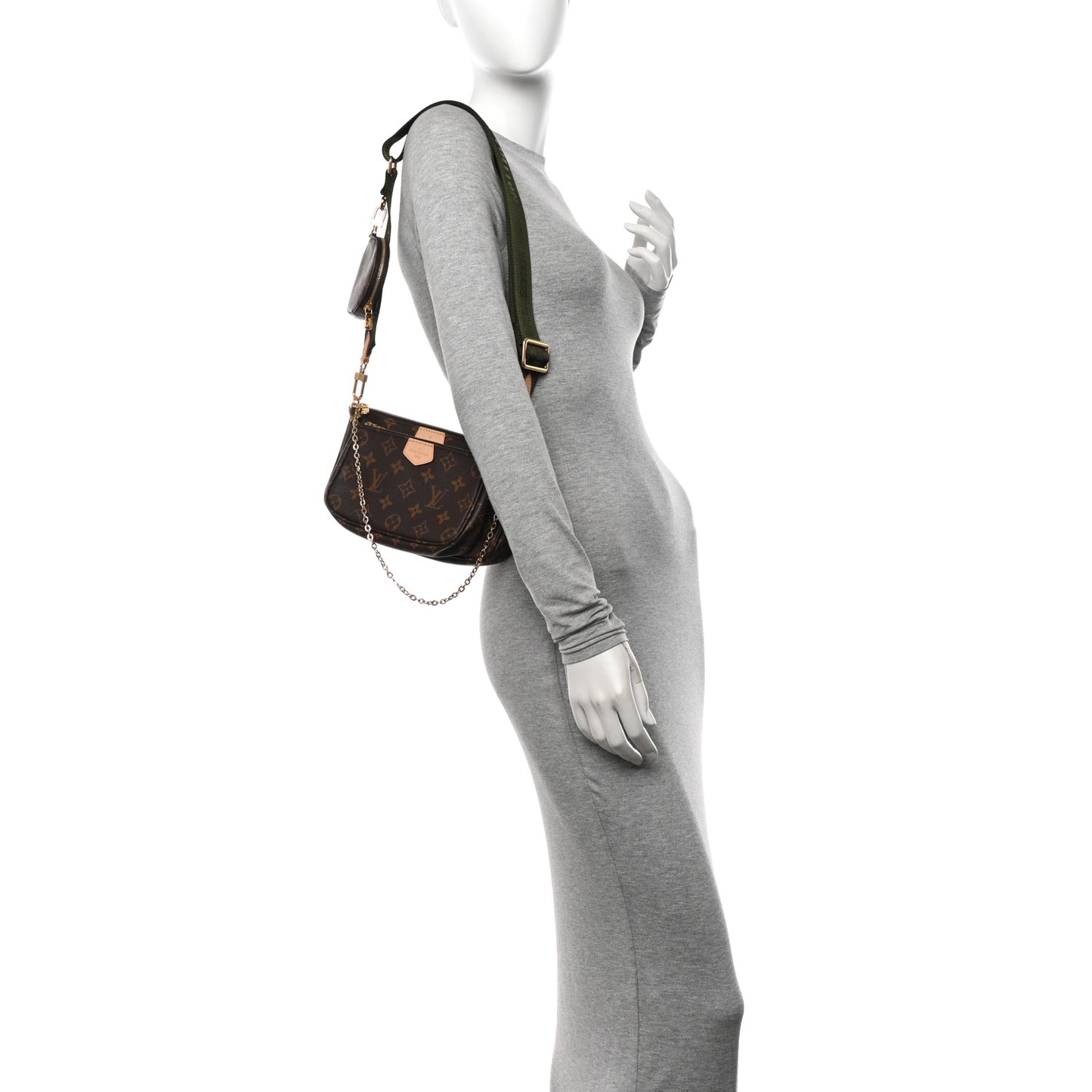 Monogram Multi Pochette Accessories Kaki