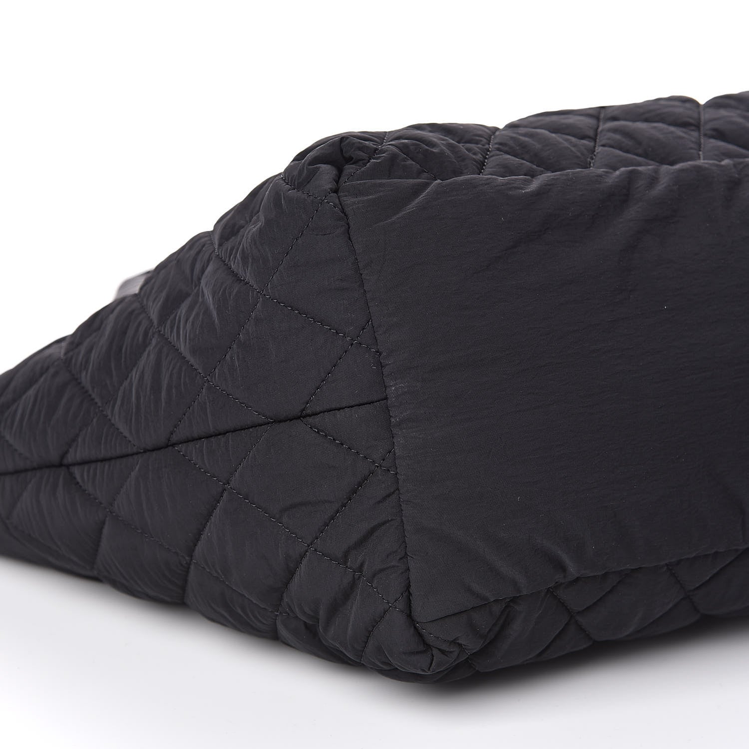 Chanel Nylon Quilted Coco Cocoon Bowler Black 8 of 9