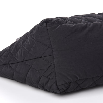 Chanel Nylon Quilted Coco Cocoon Bowler Black 8 of 9