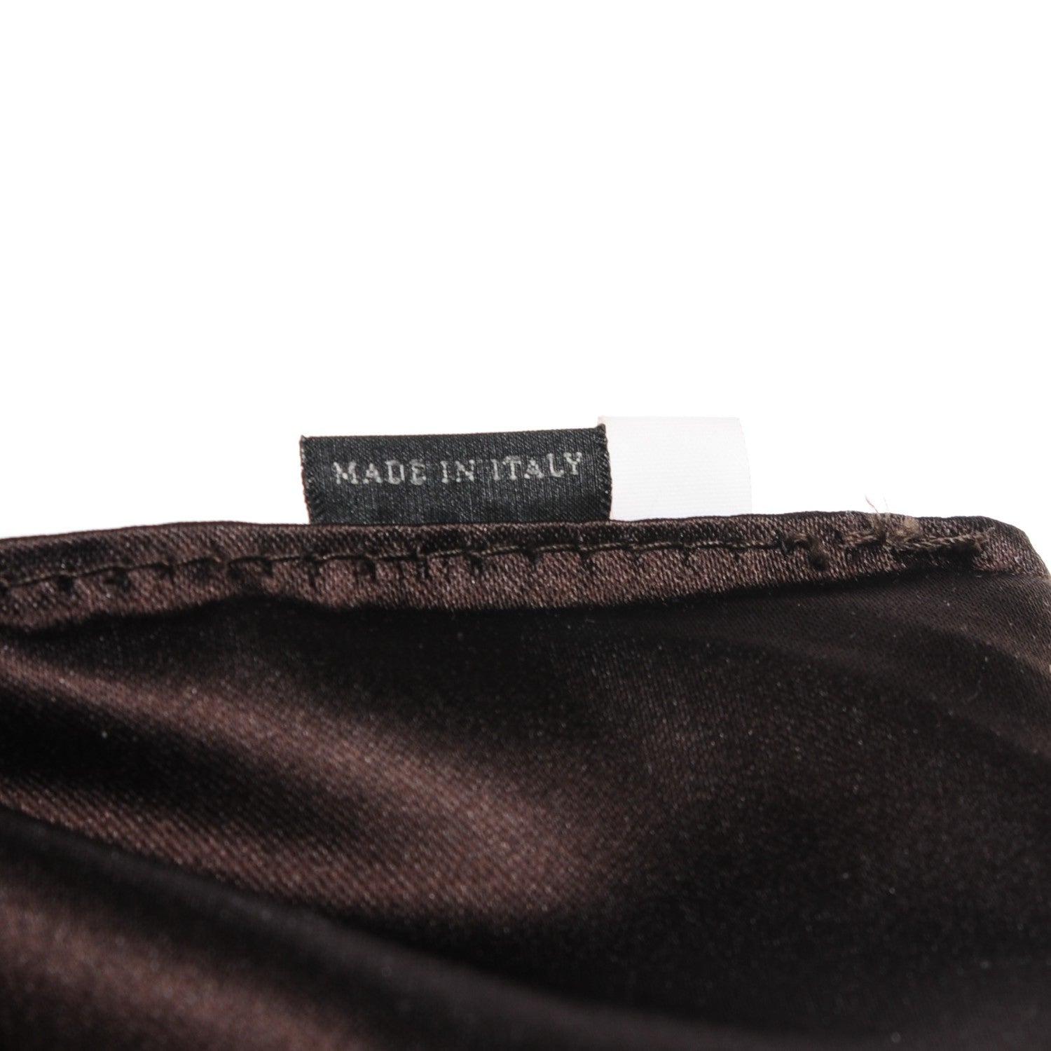 Miu Miu Lambskin Woven Satchel Brown 7 of 9