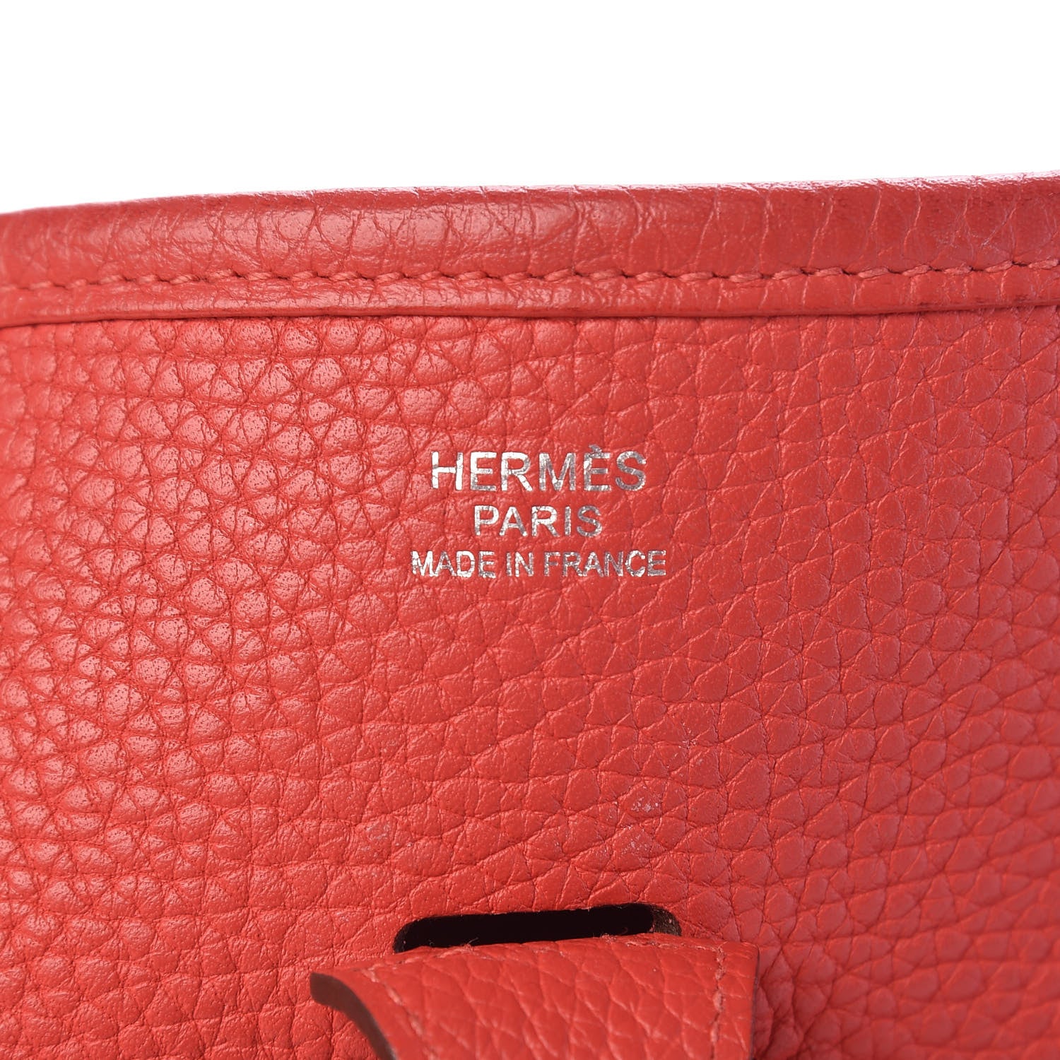 Hermes Taurillon Clemence Evelyne III PM Rouge Pivoine 6 of 25