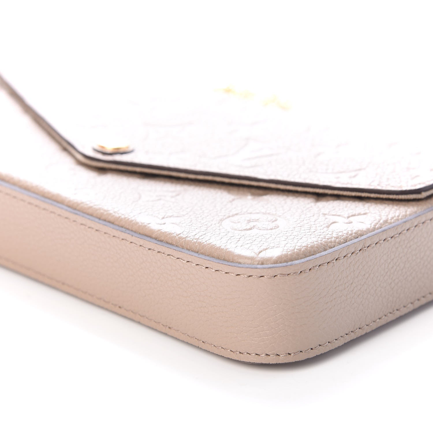 Louis Vuitton Empreinte Pochette Felicie Chain Wallet Tourterelle 11 of 13