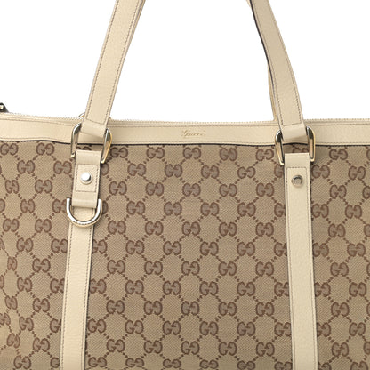 Gucci Monogram Medium Abbey Tote Off White 8 of 20