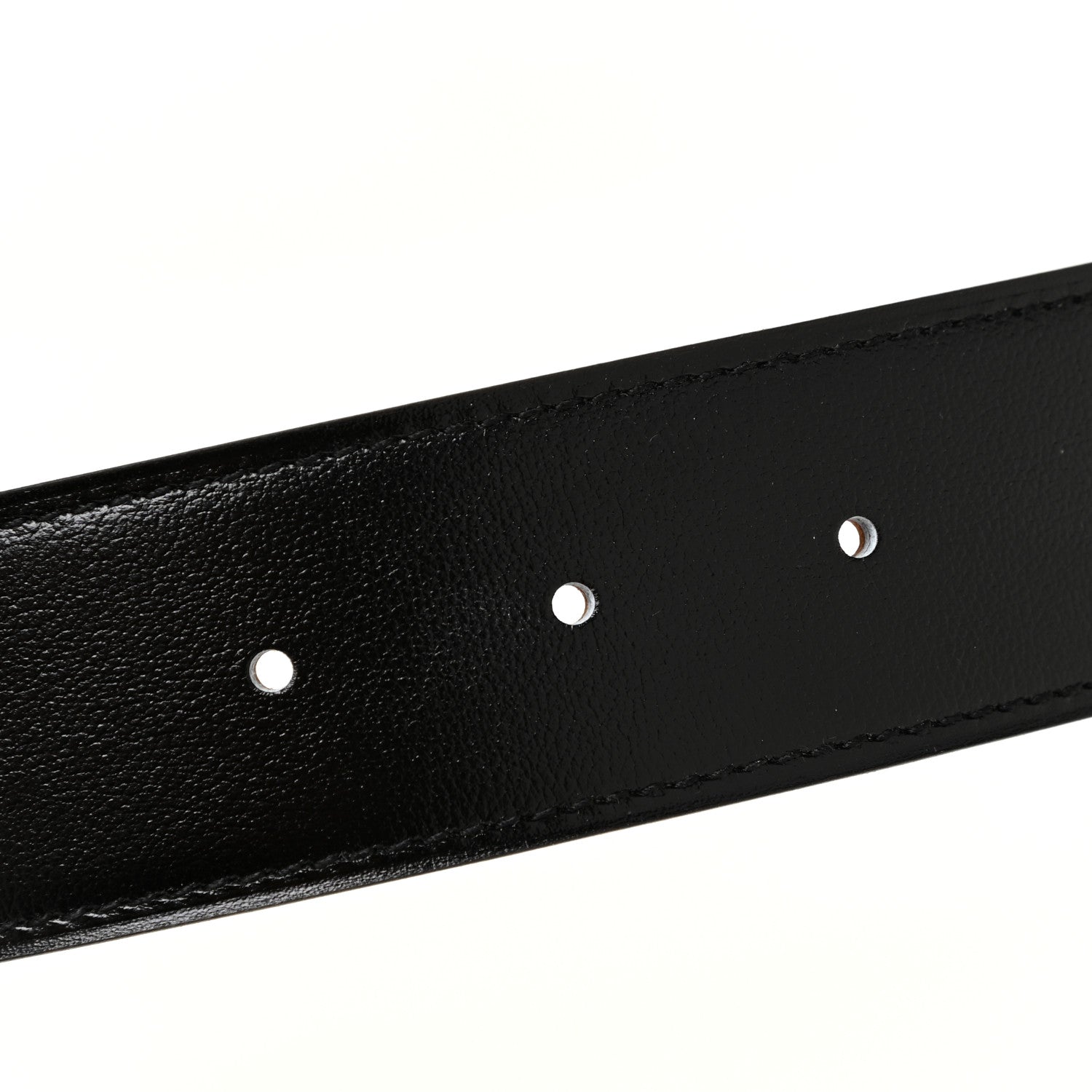 Hermes Chamonix Togo 38mm Royal Belt 85 Black Gold 4 of 8