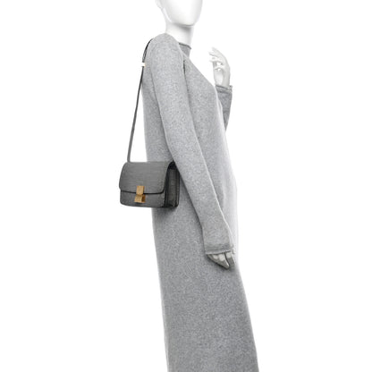 Celine Lizard Small Classic Box Flap Bag Medium Grey 2 of 13