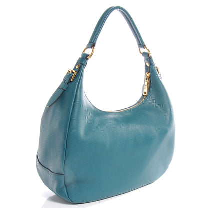 Prada Vitello Daino Hobo Ottanio 3 of 9